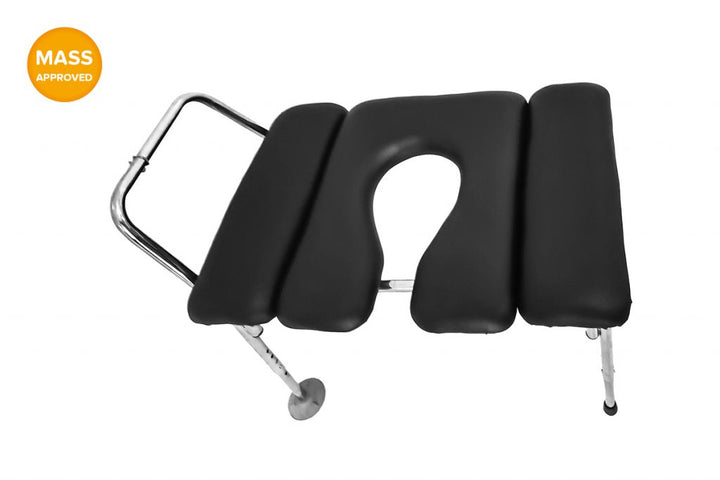 K.I.S SHOWER TRANSFER BENCH- 
QUALITY-MADE RUST AND WATERPROOF CONSTRUCTION

Shower in comfort.SPECIFICATIONS:
 

Quality Assured – Tested to AS/NZS 3973:2009
User Weight 150kg
Quality Fittings
- Surgical EngineeringWheelchair Supplier Brisbane - K.I.S