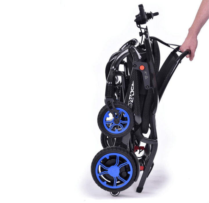 Quickie Q50R Carbon Fibre Folding Power Wheelchair